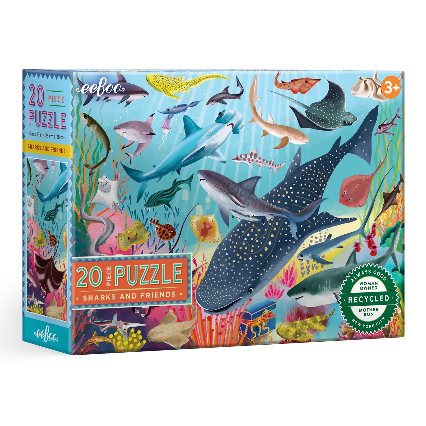 Sharks & Friends Puzzle - 20 Pcs