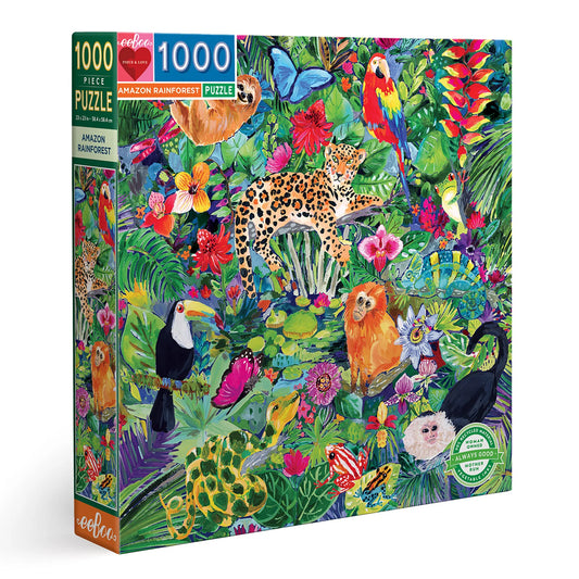 Rainforest 100 Piece Round Puzzle