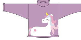 Claver Unicorn Sweater, Purple
