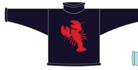 Claver Lobster Sweater Navy