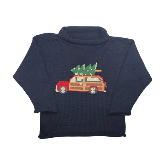 Woody Tree Rollneck Sweater