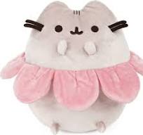 Pusheen Piink Flower 9.5"