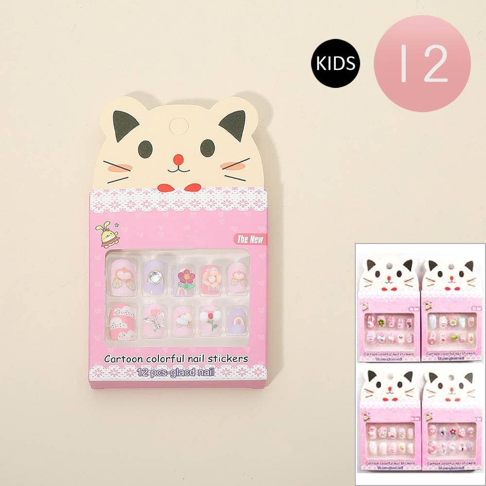 Press On Nail Set - Cat