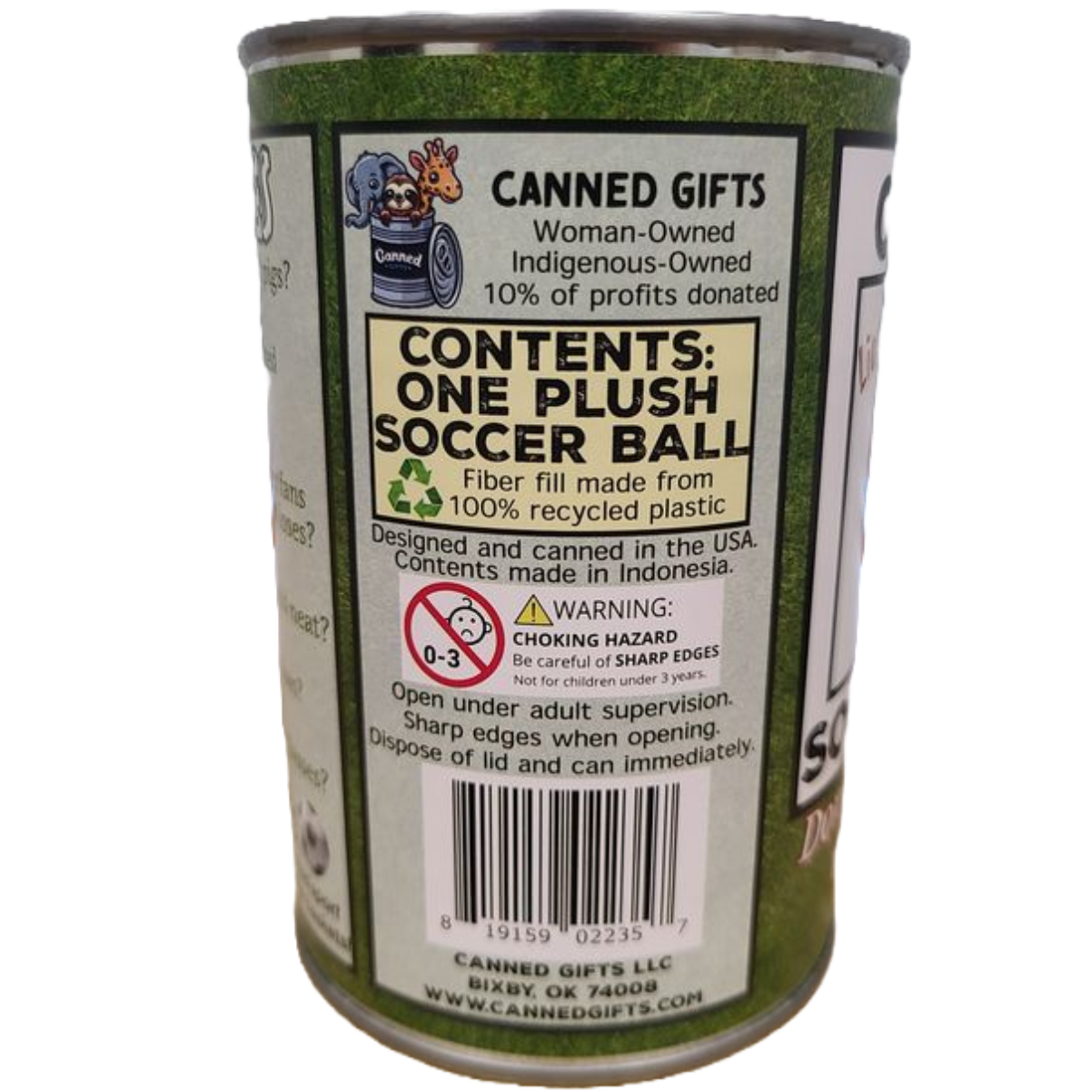 Canned Soccer Ball