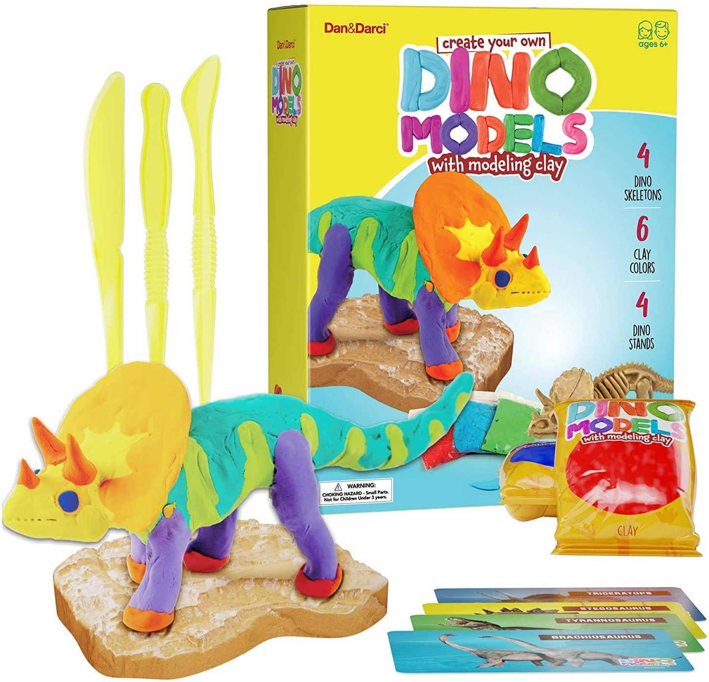 Dino Clay Models + Modeling Clay