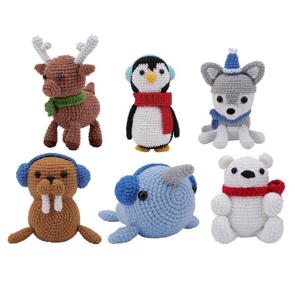Mystery Winter Animals DIY Crochet