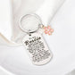 “To My Bestie” Keychain with Flower Charm