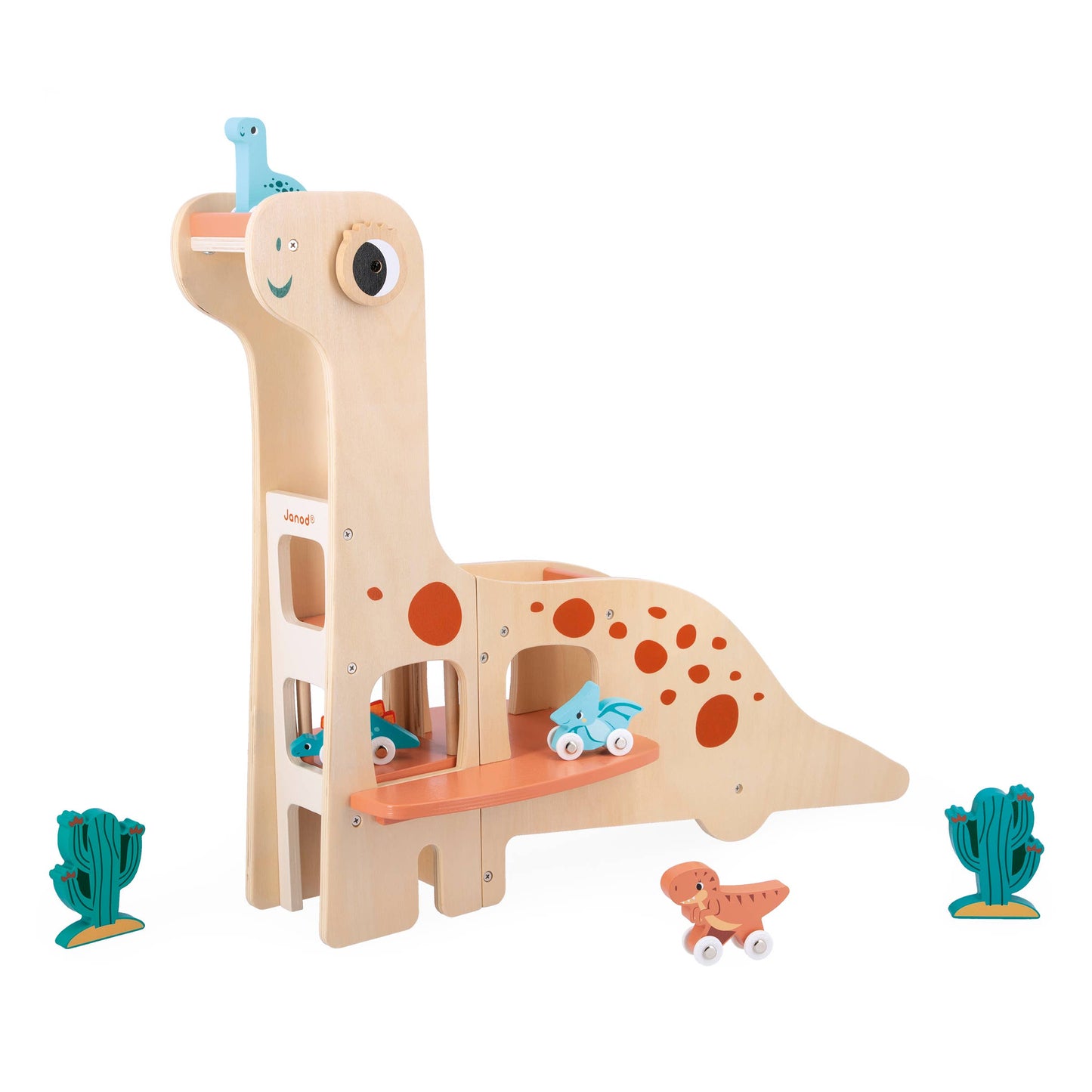 Dino Garage Includes 4 Dino Cars & Elevator