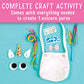 Make a No-Sew Unicorn Purse DIY Craft Kit for Kids