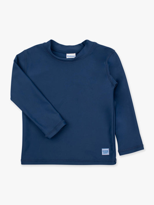 Navy Long Sleeve Rash Guard: 12-18m