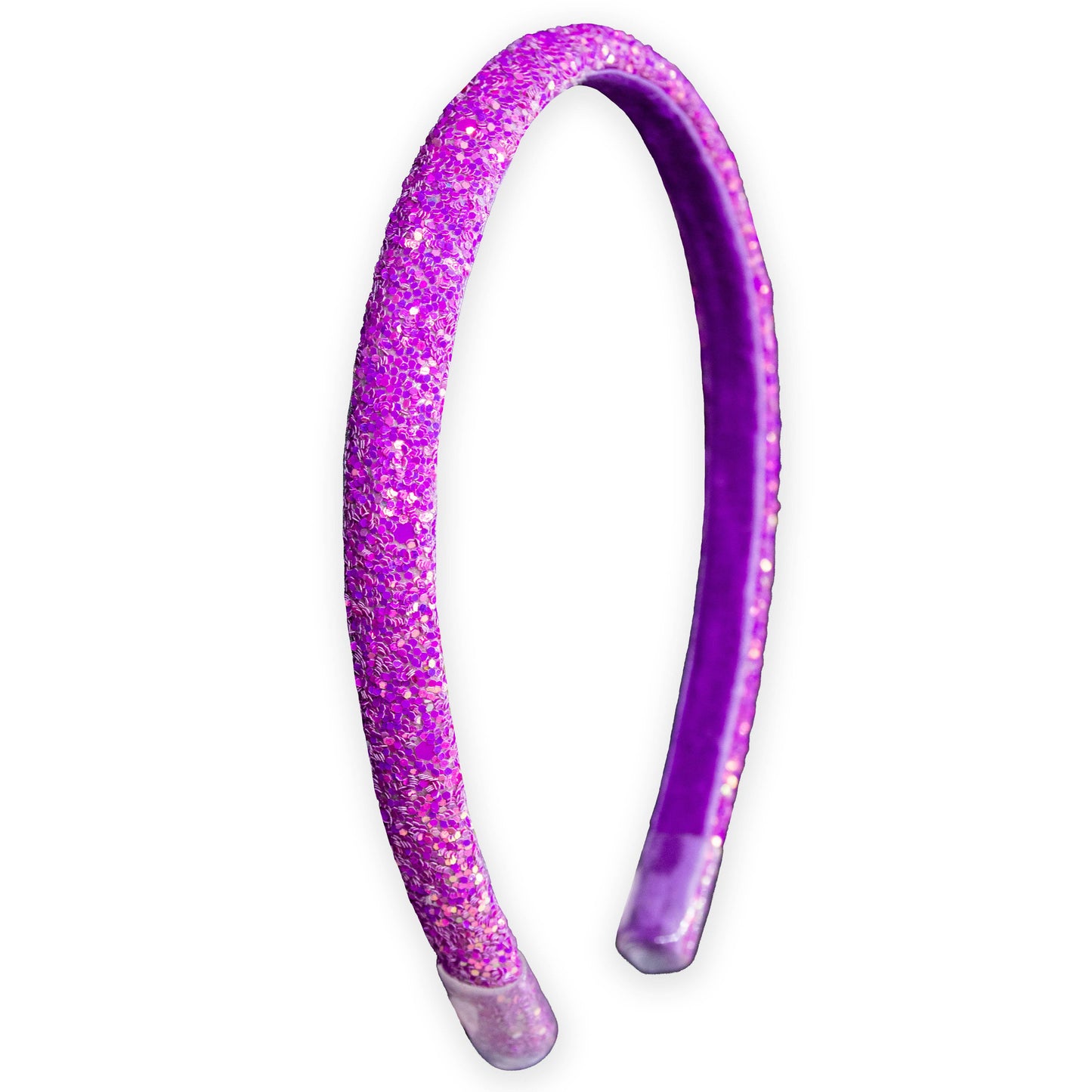 Thin Glitter Headband: Pink