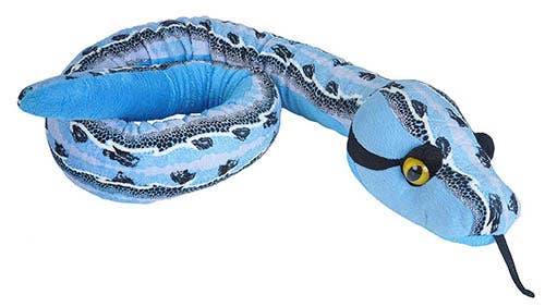 Snake Slipstream Blue Stuffed Animal 54"