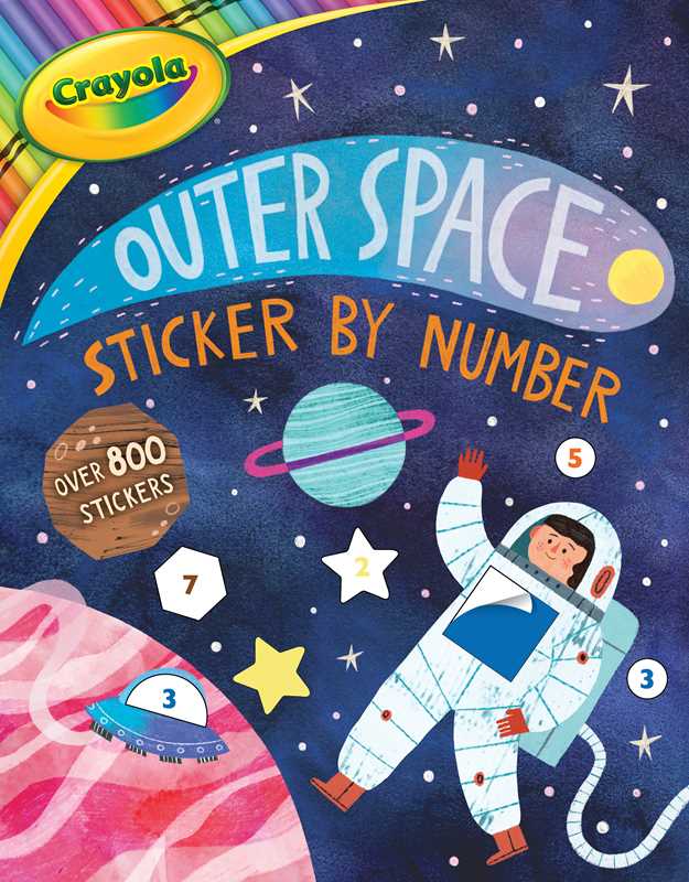Crayola: Outer Space Sticker by Number