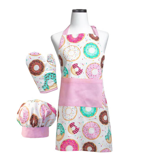 Donut Youth Apron & Oven Mitt Boxed Set