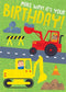 Construction Equipment Foil Card