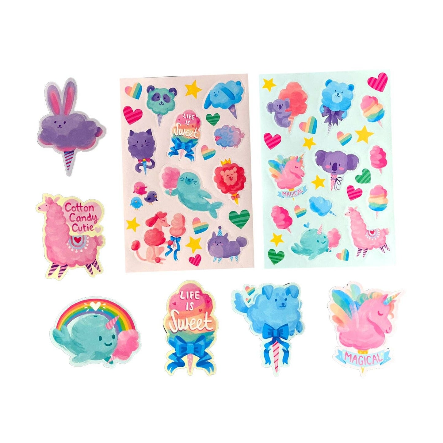 Cotton Candy Scented Stickers