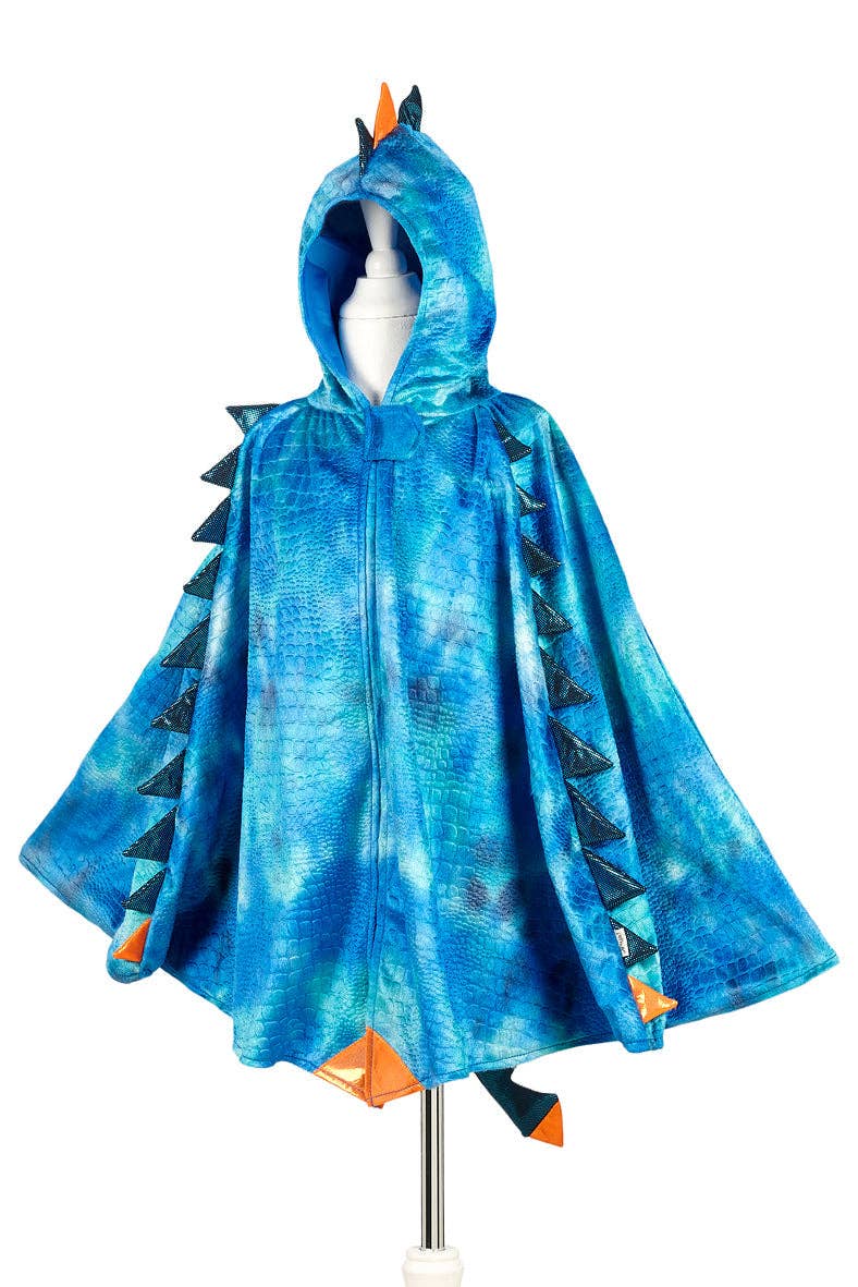 Blue Dragon Costume Cape 4-7y