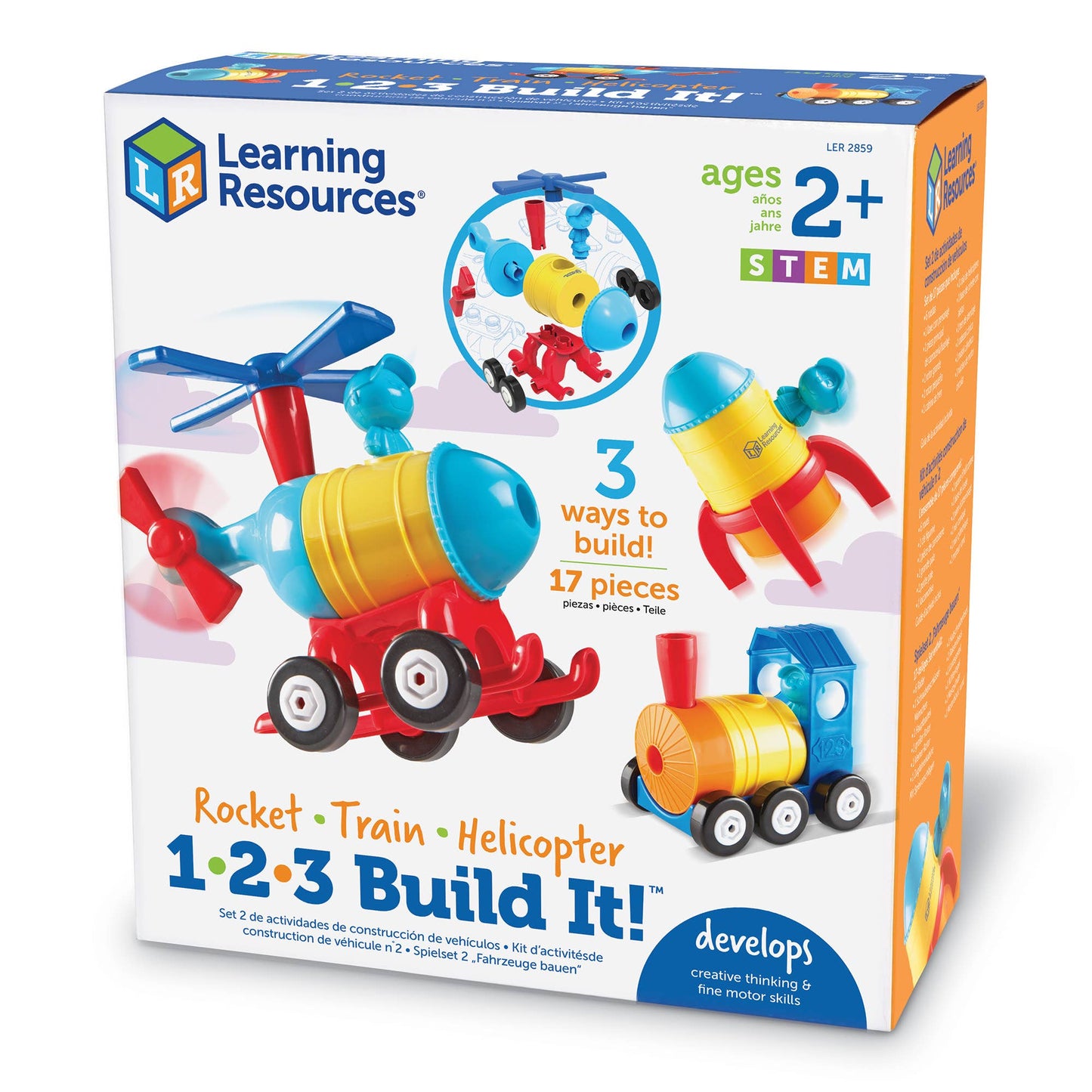 1-2-3 Build It!™ Train/Rocket/Helicopter