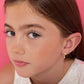 Little Luxe Drop Earrings | Heart with Pink Cubic Zirconia