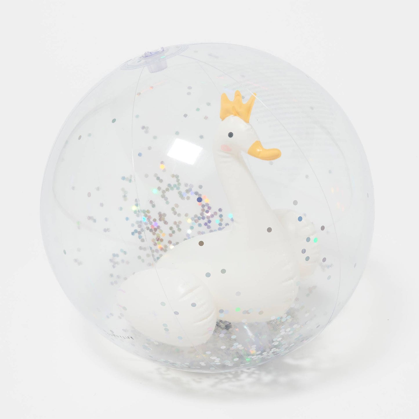 Princess Swan Inflatable Beach Ball
