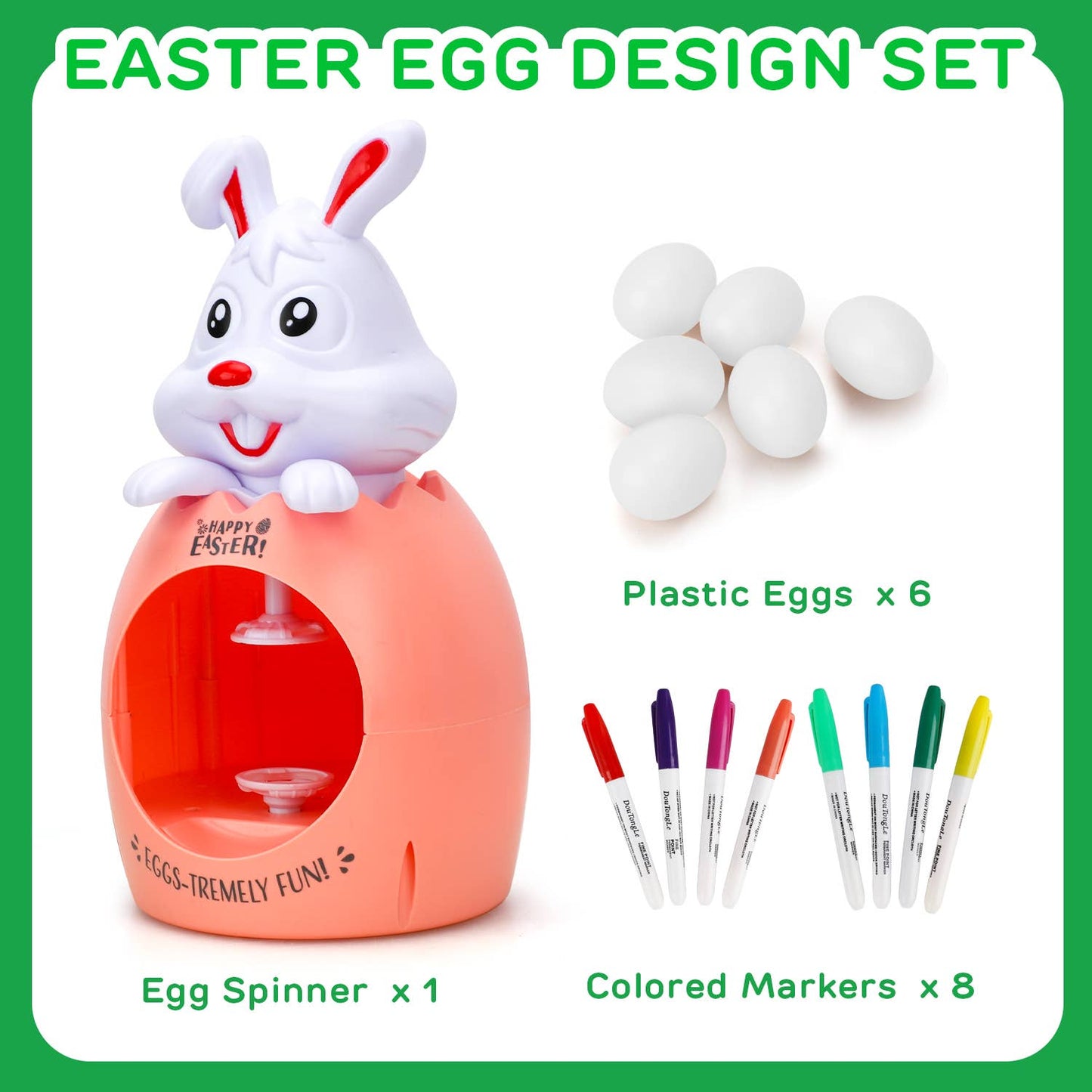 Easter Egg Decorating Kit: Green