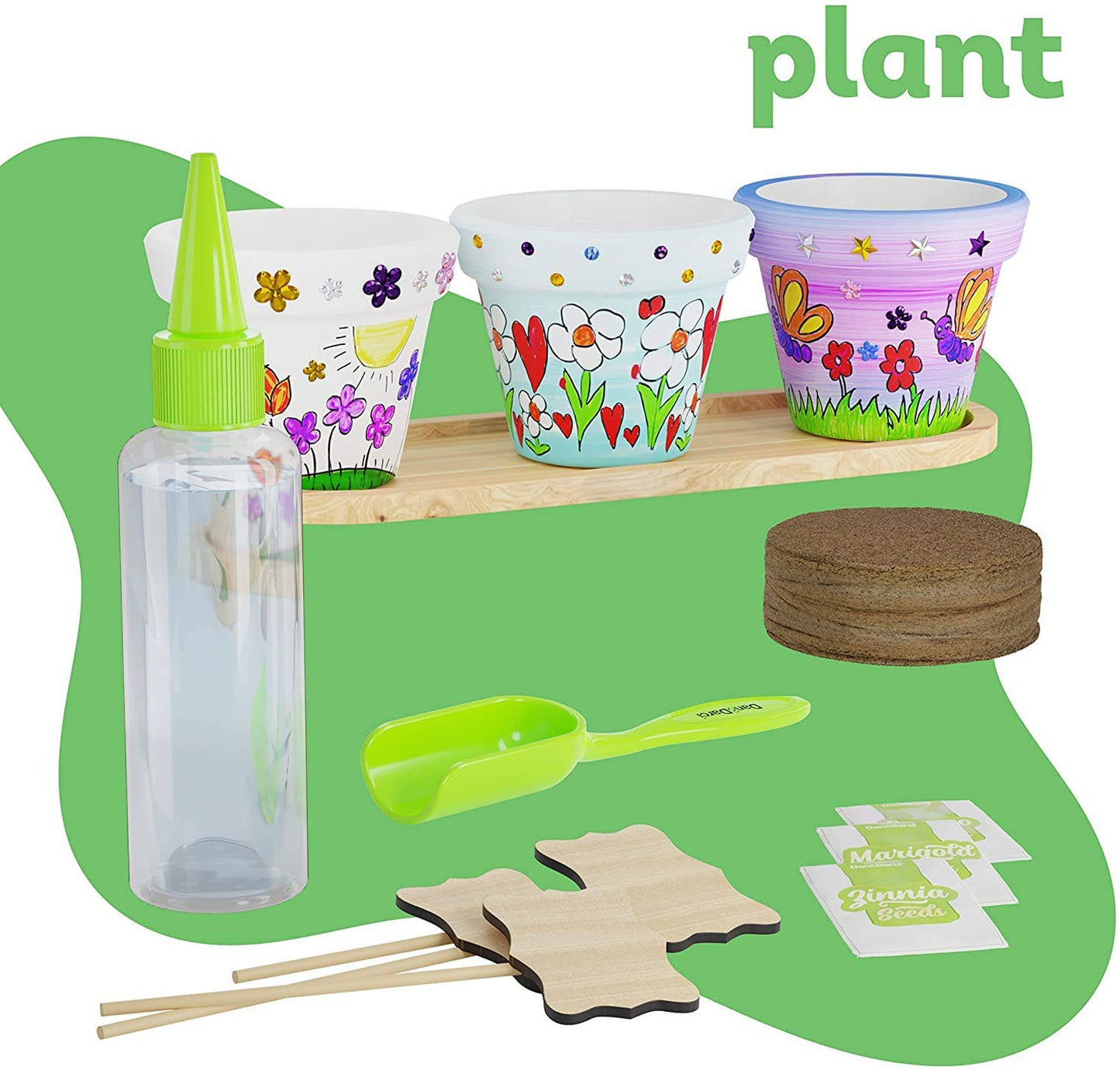 Cast, Paint & Plant Kit for Kids