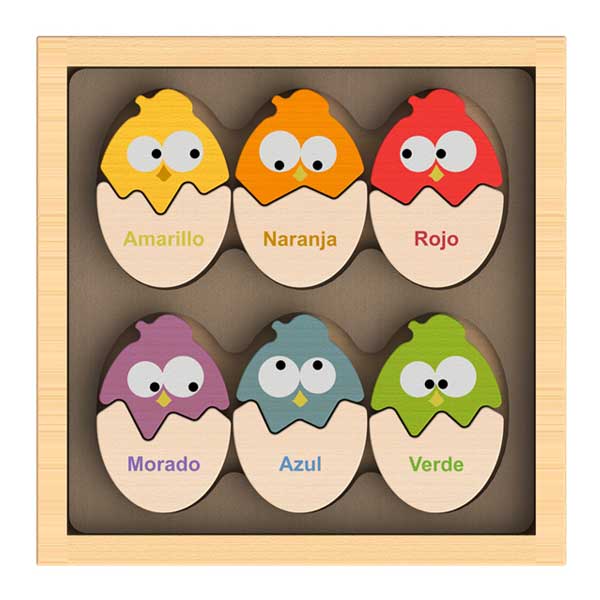 COLORS N EGGS BILINGUAL PUZZLE