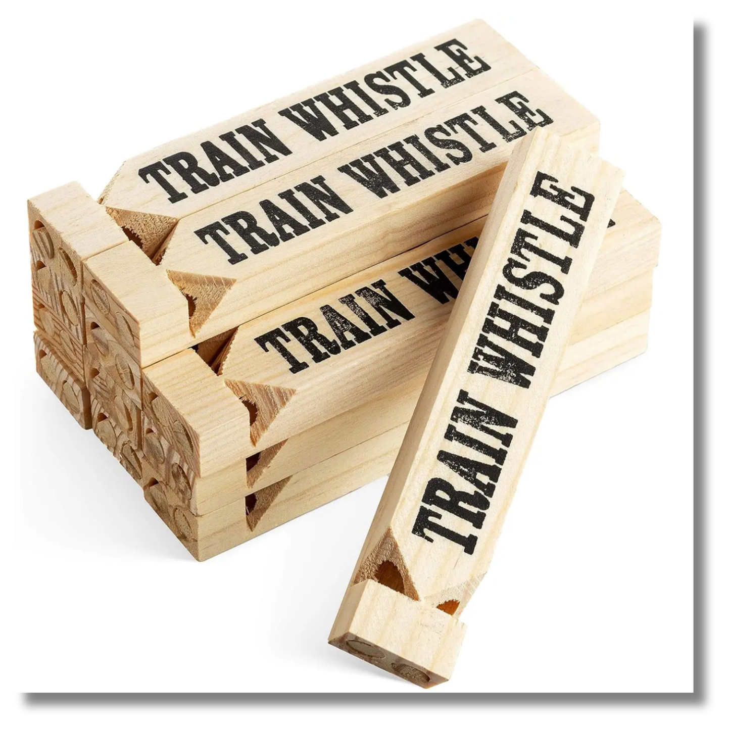 Wooden Train Whistle