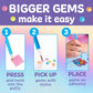 Bubble Gems Backpack Keychains Diamond Painting Kit