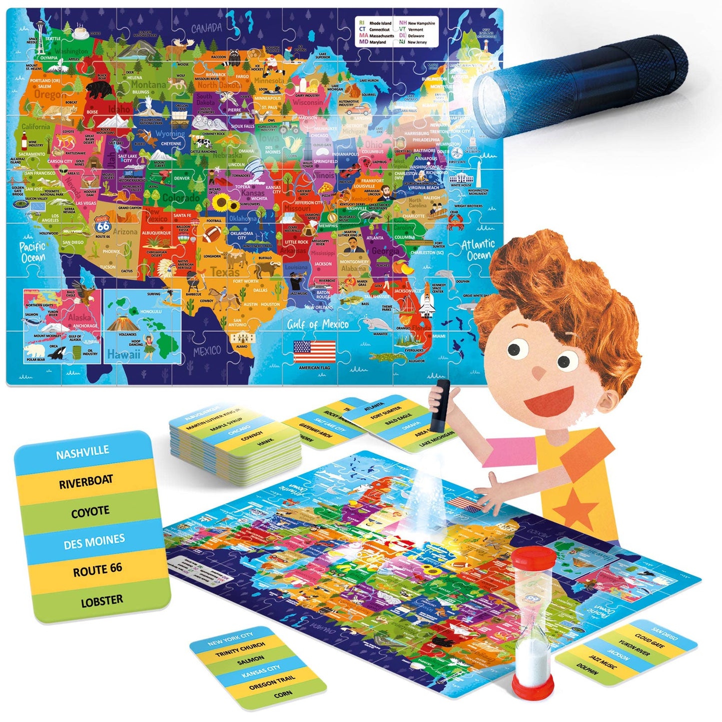 Explore The USA - Educational Toy for Kids