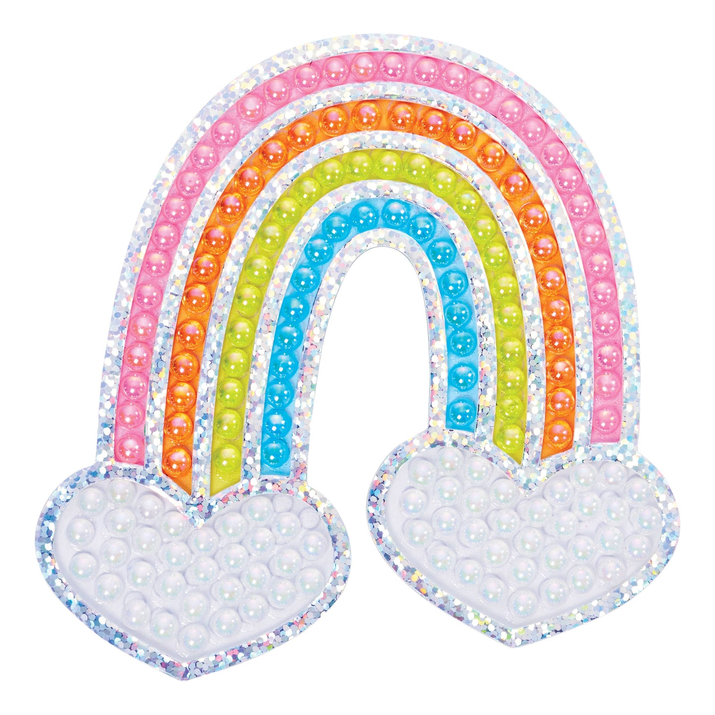 Bubble Gems Super Sticker Diamond Painting Kits for Kids: Rainbow