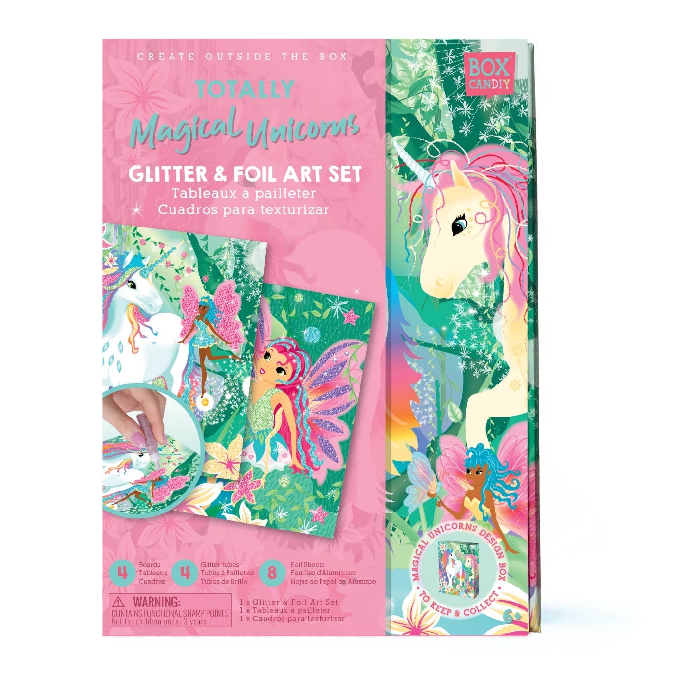 Magical Unicorns Glitter & Foil Art Set