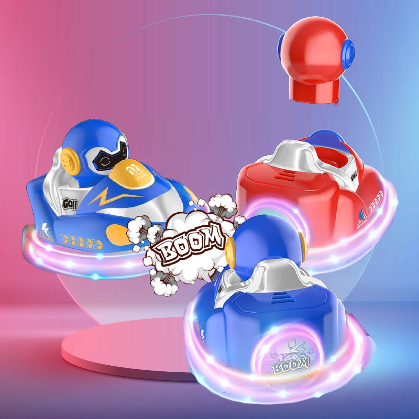 Glow Crasherz Bumper cars - Ejecting Cars with light & sound