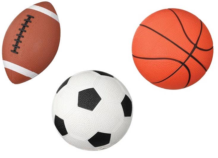 GO!™ Pro-Ball Set - Soccer Ball, Football, Basketball