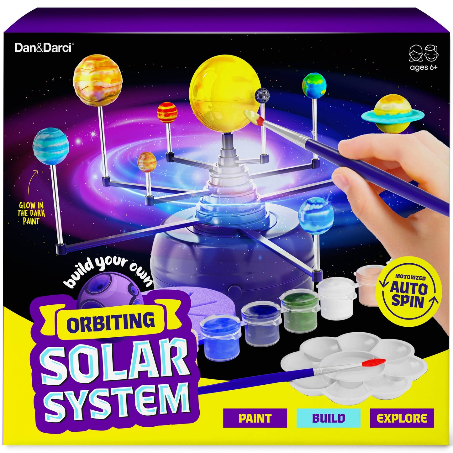 Orbiting Solar System Paint & Build Kit