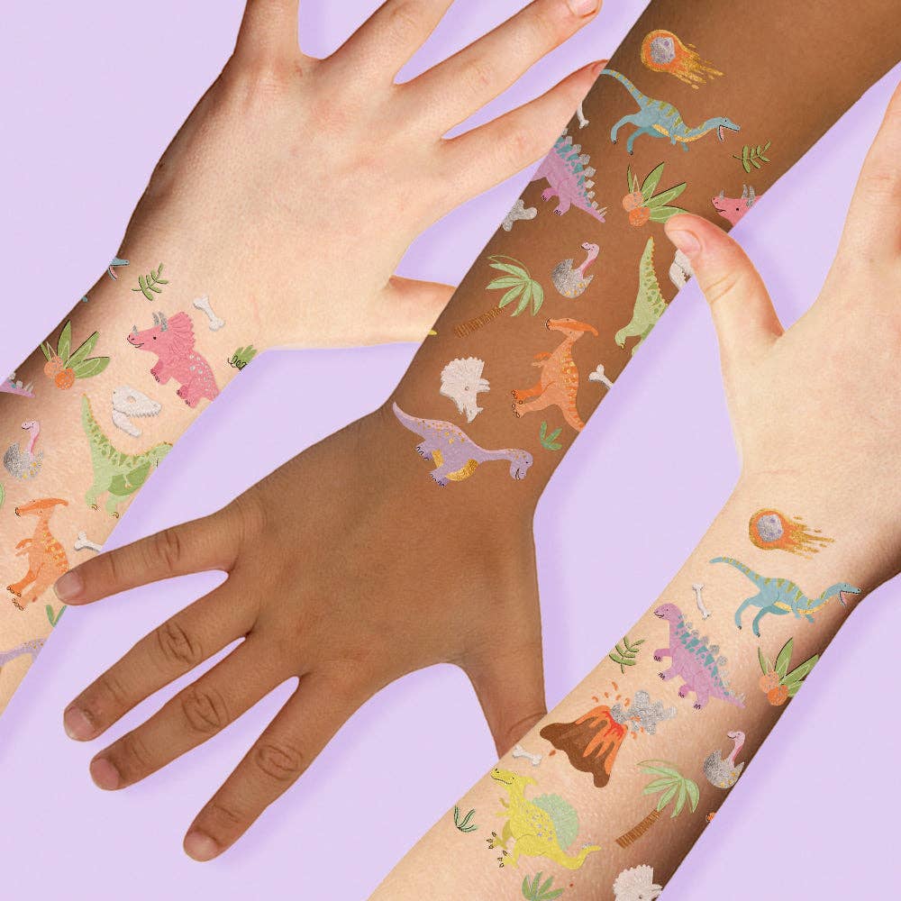 DINOSAURS Temporary Tattoo Pack
