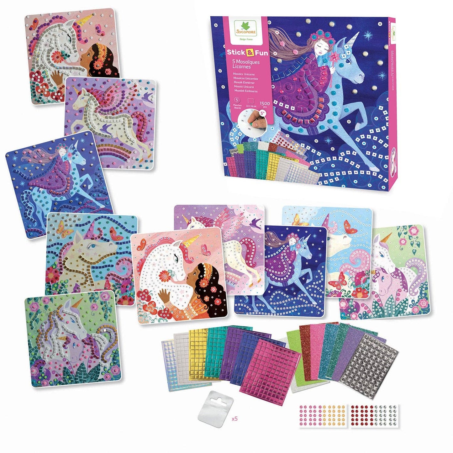 Stick'N Fun - Mosaics Unicorns