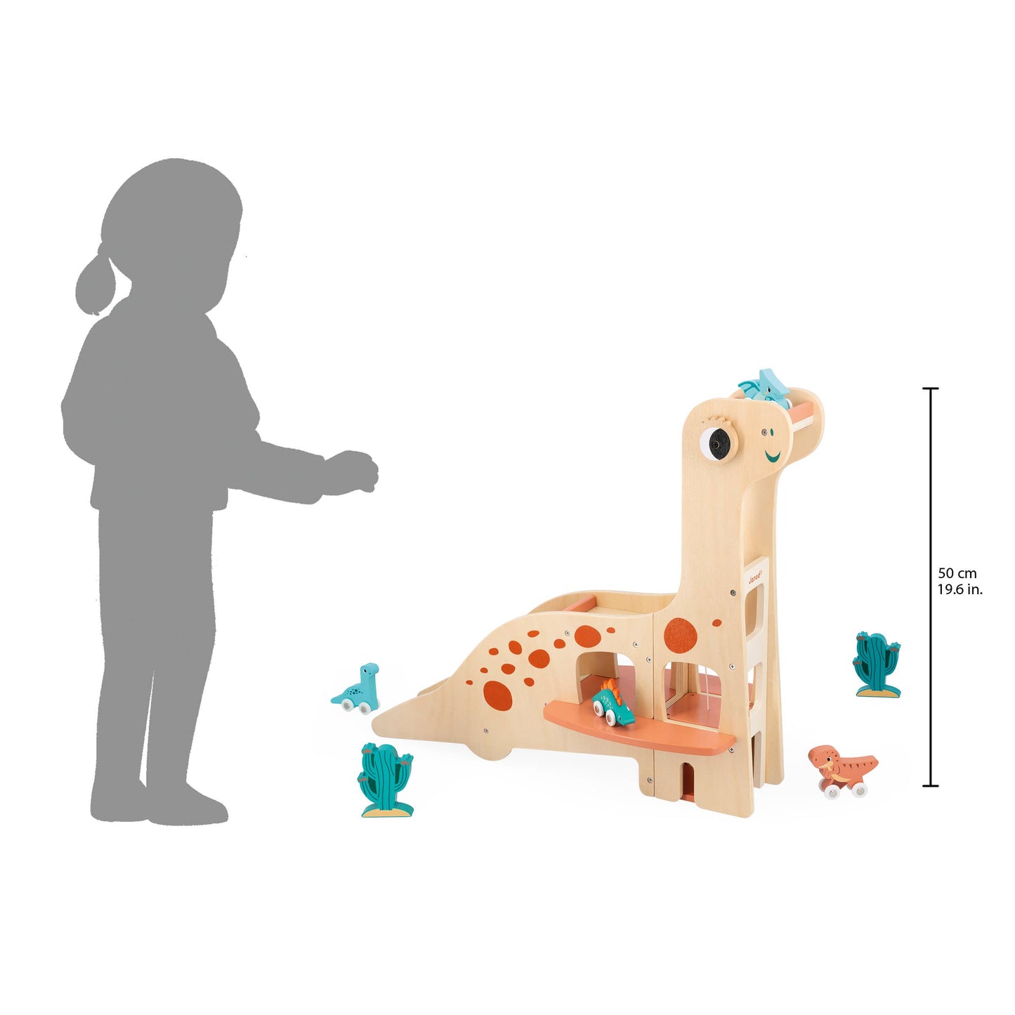 Dino Garage Includes 4 Dino Cars & Elevator