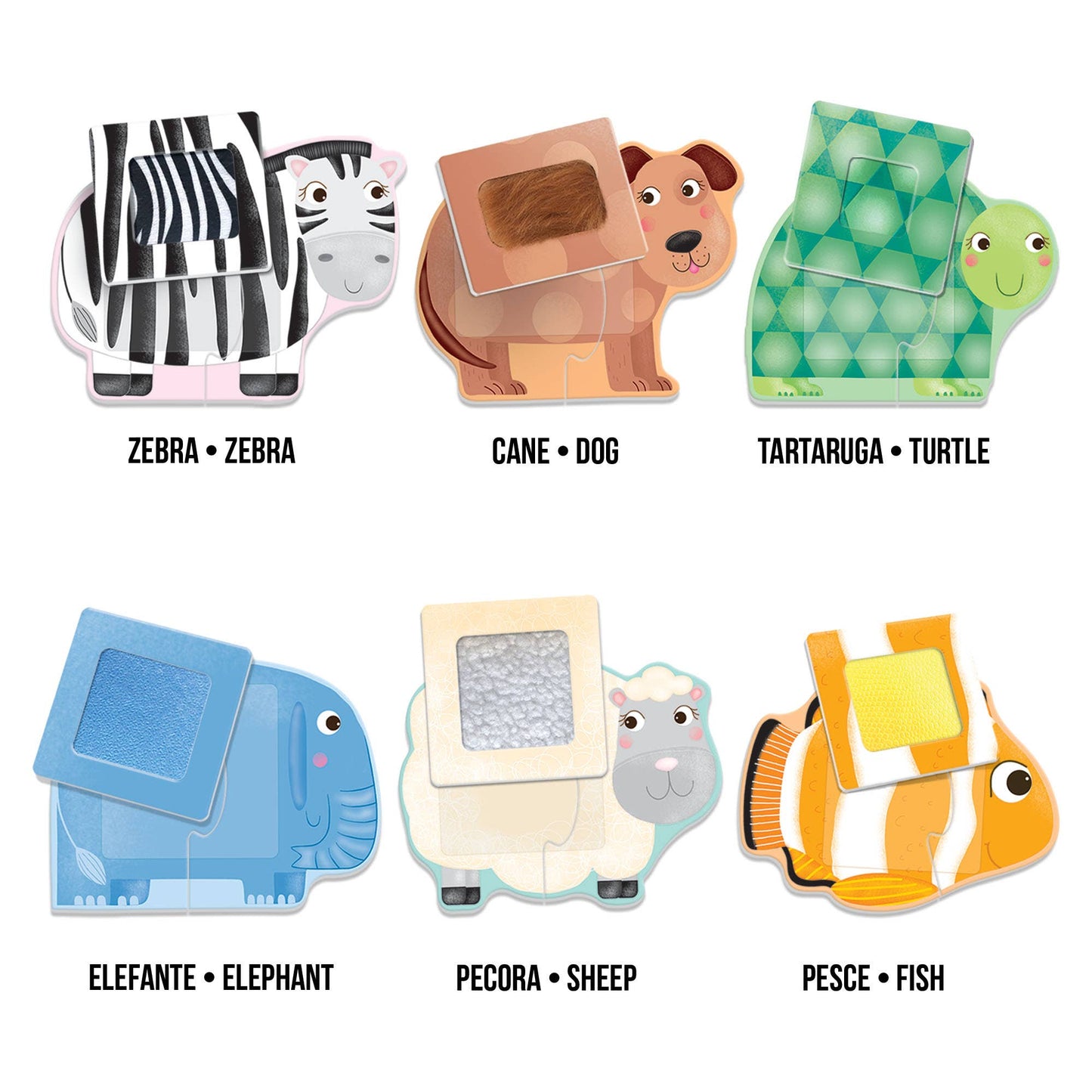 Tactile Animals Montessori For Toddlers