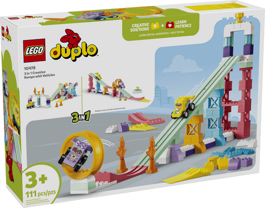 Lego 3 in 1  Creative Ramps With Vehicles