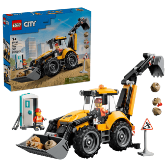 lego Yellow Backhoe Loader