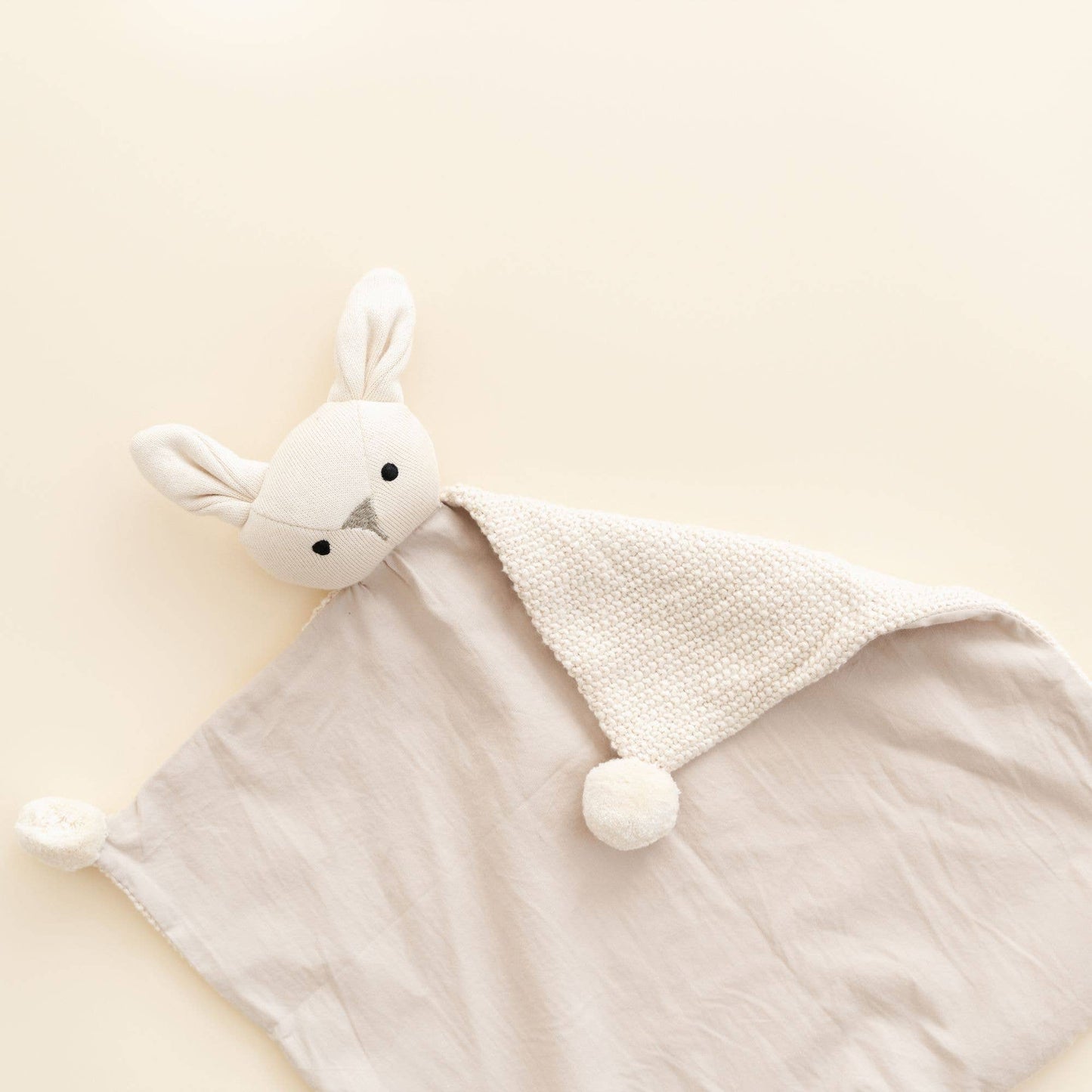 Bunny Organic Baby Lovey Blanket