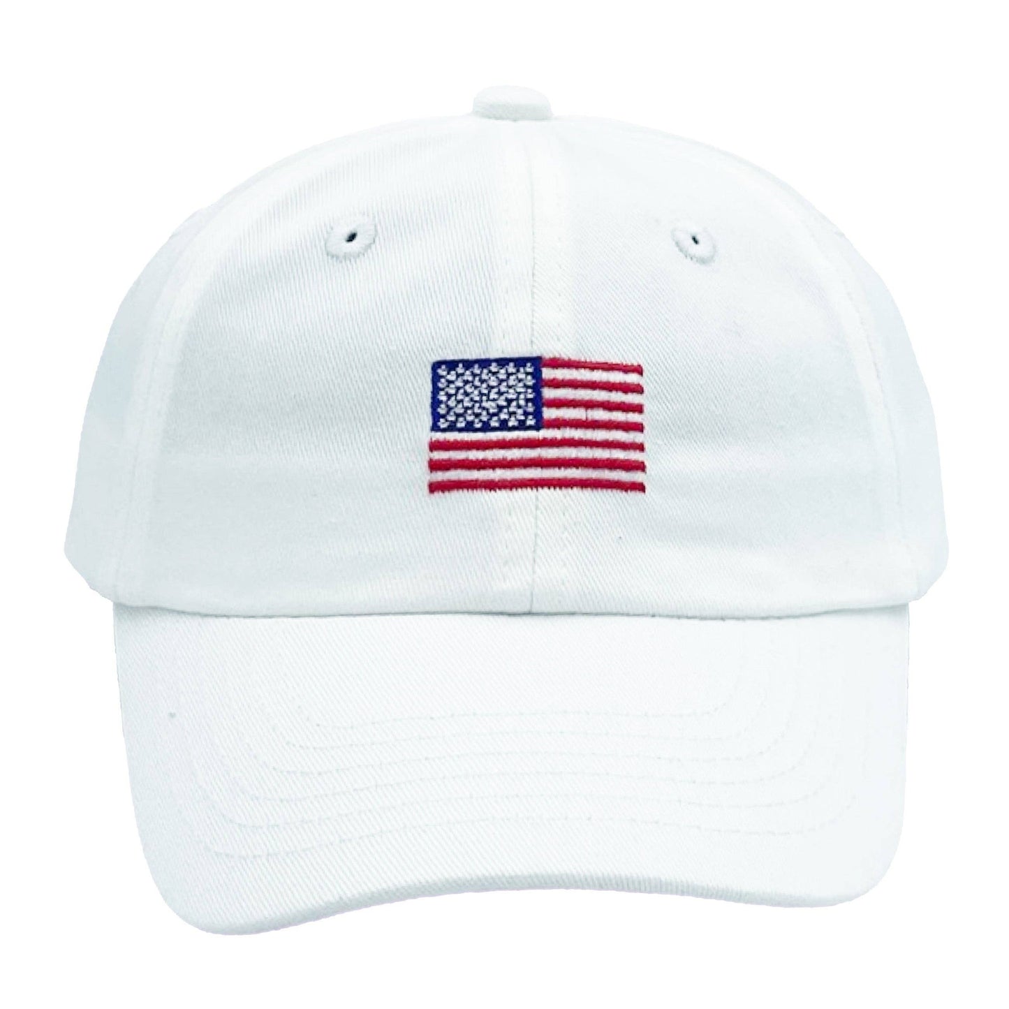 American Flag Bow Baseball Hat 6-24M