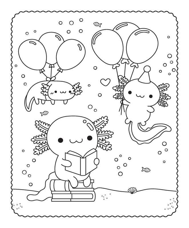 Markerific: Axolotl Buddies by: Folders; 48 pages / English