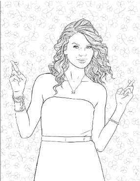 Taylor Swift Coloring & Activity Book