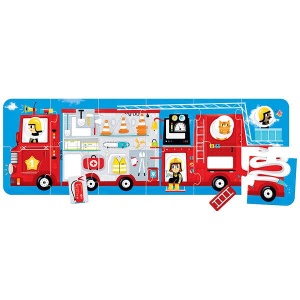 Make-a-Match Puzzle - Fire Truck