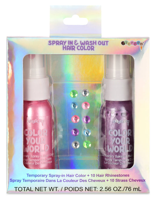 SPARKLE HAIR COLOR  & GEMS
