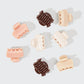 Mini Claw Clips 8pc Set - Rosewood