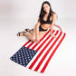 American Flag Print Beach Towel and Tote Bag