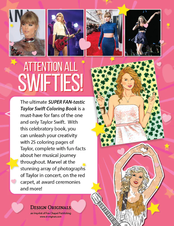 Taylor Swift Coloring & Activity Book